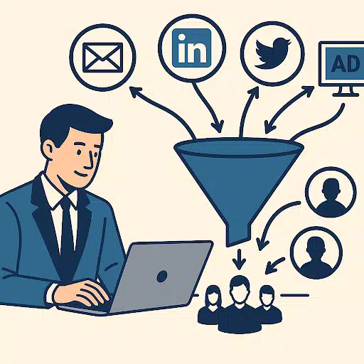 Strategies To Optimize Outbound Sales: Boost ROI & Lead Gen 2 Multi-channel funnel