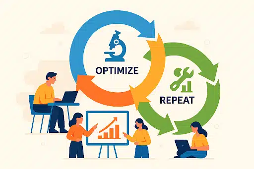 Strategies To Optimize Outbound Sales: Boost ROI & Lead Gen 3 Test Optimize Repeat