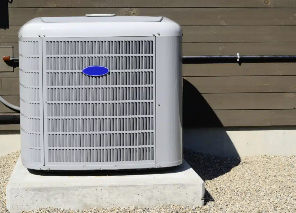 Outdoor HVAC unit representing the home services industry and Strativera’s consulting expertise in helping HVAC, plumbing, and service companies achieve operational and marketing growth.